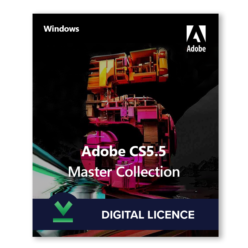 Adobe CS5.5 Master Collection for PC Digital Licence